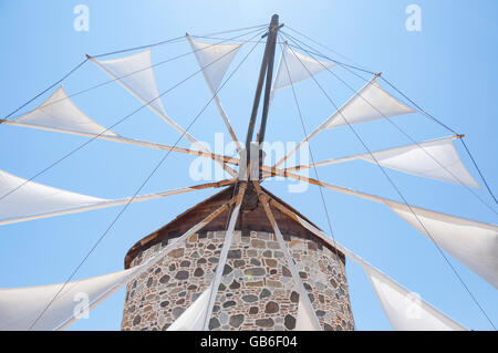 Antimachia Windmühle Antimachia, Kos (Cos), die Dodekanes, Region südliche Ägäis, Griechenland Stockfoto