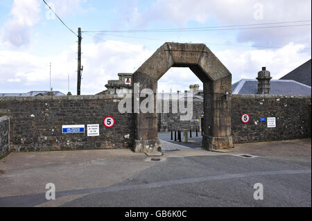 HM Gefängnis Dartmoor - Devon. Allgemeine Ansicht des HM Gefängnisses Dartmoor, Devon. Stockfoto