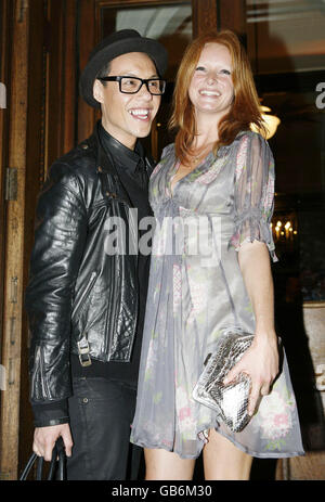 GOK Wan und Olivia Inge kommen zum 'Evening Standard 1000 Most Influenciving People 2008' in der Wallace Collection im Zentrum Londons. Stockfoto