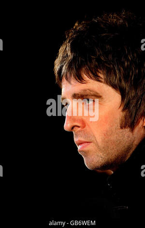 Eine Oase, um Slane Castle zu spielen. Noel Gallagher kündigt ein Open-Air-Konzert im Schloss Slane an, das Oasis im kommenden Sommer als Headliner führen wird. Stockfoto