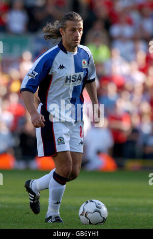 Fußball - FA Barclaycard Premiership - Blackburn Rovers gegen Liverpool. Tugay, Blackburn Rovers Stockfoto