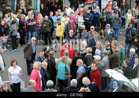 Sir Ian Botham Charity walk Stockfoto