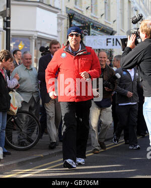 Sir Ian Botham Charity walk Stockfoto