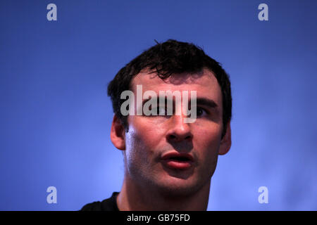 Boxen - Joe Calzaghe erarbeiten - Enzo Calzaghe Gym Stockfoto