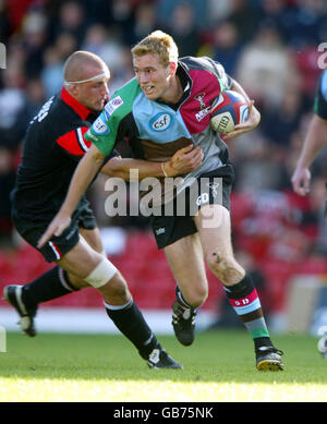 Rugby-Union - Zürich Premiership - Sarazenen V Harlequins Stockfoto