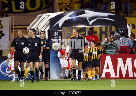 Fußball - UEFA Champions League - Gruppe C - Monaco V AEK Athen Stockfoto