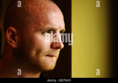 -Europäische Meisterschaften 2004 Qualifying - Gruppe neun - Wales V Serbien und Montenegro - Fußballtraining Stockfoto