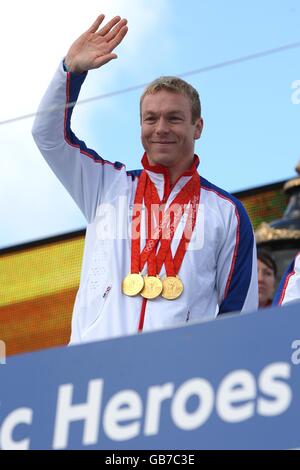 Olympia - Team GB Beijing Homecoming Parade - London Stockfoto