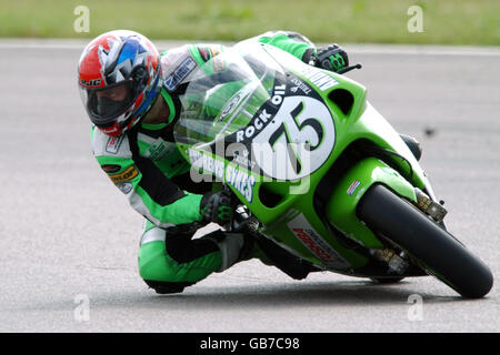 Motorrad - britische Superbike-Meisterschaft - Rockingham Stockfoto