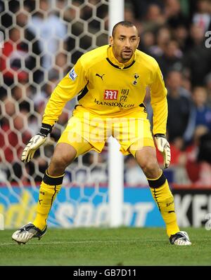 Fußball - Barclays Premier League - Stoke City / Tottenham Hotspur - Britannia Stadium. Tottenham Hotspur Torwart Heurelho Gomes Stockfoto