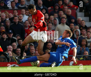 Fußball - FA Barclaycard Premiership - Manchester United gegen Birmingham City Stockfoto