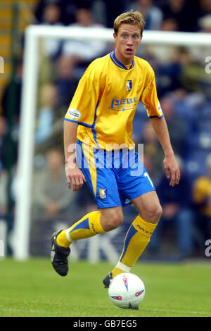 Fußball - Nationwide League Division Three - Mansfield Town V Darlington. Neil MacKenzie, Stadt Mansfield Stockfoto