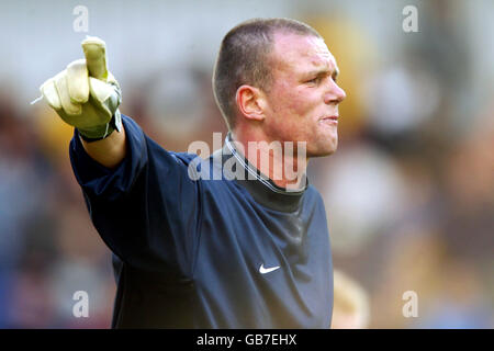 Fußball - Nationwide League Division Three - Mansfield Town V Darlington. Michael Price, Torwart von Darlington Stockfoto