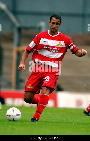 Fußball - freundlich - Doncaster Rovers gegen Livingston. Steve Foster, Doncaster Rovers Stockfoto