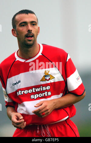 Fußball - freundlich - Doncaster Rovers gegen Livingston. David Morley, Doncaster Rovers Stockfoto