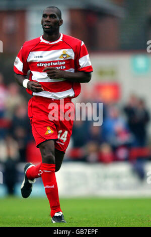 Fußball - freundlich - Doncaster Rovers gegen Livingston. Fortune West, Doncaster Rovers Stockfoto