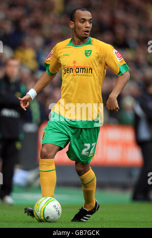 Fußball - Coca-Cola Championship Football League - Norwich City / Doncaster Rovers - Carrow Road. Elliot Omozusi, Norwich City Stockfoto