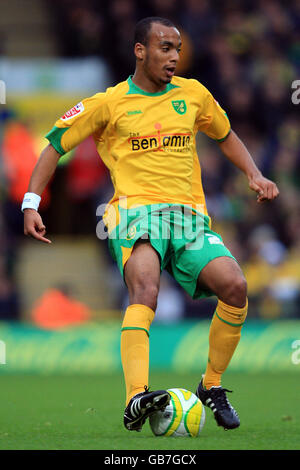 Fußball - Coca-Cola Championship Football League - Norwich City / Doncaster Rovers - Carrow Road. Elliot Omozusi, Norwich City Stockfoto