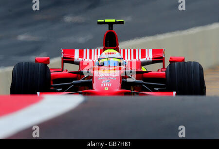 Formel-1-Motorsport - Großer Preis Von Brasilien - Übungsstunde - Interlagos. Ferrari Felipe Massa während des Trainings in Interlagos, Sao Paulo, Brasilien. Stockfoto