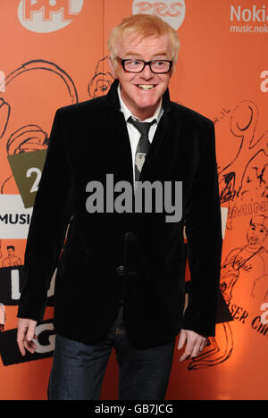 Chris Evans erhält den Music Industry Trusts' Award 2008 im Grosvenor Hotel, Park Lane im Zentrum von London. Stockfoto