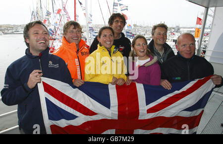 Segeln - globale Regatta Vendée - Vorbereitungen - Les Sables d ' Olonne Stockfoto