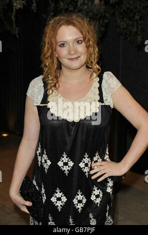 Jennie McAlpine beim Getränkeempfang für die Royal Television Society North West 2008 Awards im Hilton Deansgate Hotel in Manchester. Stockfoto