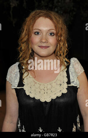 Jennie McAlpine beim Getränkeempfang für die Royal Television Society North West 2008 Awards im Hilton Deansgate Hotel in Manchester. Stockfoto