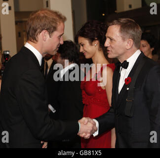 Ein Quantum Trost-Weltpremiere - London Stockfoto