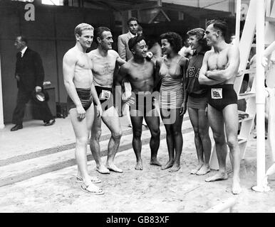 Tauchen - Olympischen Spiele in London 1948 Stockfoto