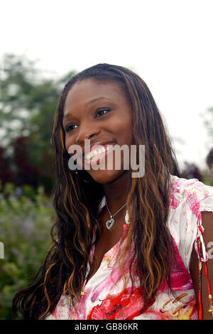 Tennis - Wimbledon 2003 - Frauen Finale - Serena Williams V Venus Williams Stockfoto