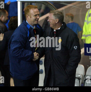 Fußball - UEFA Champions League - Gruppe E - Rangers gegen Manchester United Stockfoto