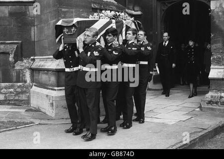 Britischen Königshauses - Begräbnis - Lady Patricia Ramsey - Windsor - 1974 Stockfoto