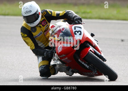 Motorrad - britische Superbike-Meisterschaft - Rockingham Stockfoto