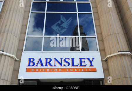 Eine allgemeine Ansicht des Barnsley Building Society Permanent Building in Regent Street, Barnsley. Stockfoto