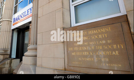 Eine allgemeine Ansicht des Barnsley Building Society Permanent Building in Regent Street, Barnsley. Stockfoto