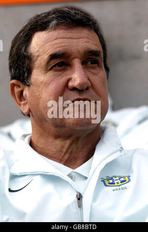 Fußball - International freundlich - Brasilien gegen Jamaika. Brasiliens Coach Carlos Alberto Parreira Stockfoto