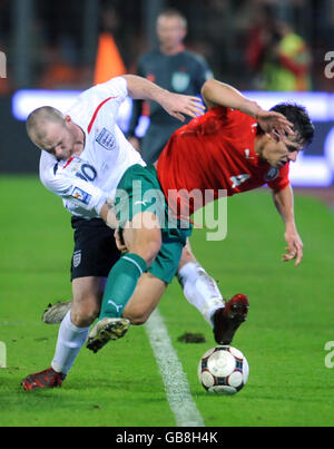 Fußball - WM 2010 - Qualifikationsrunde - Gruppe Six - Weißrussland V England - Dinamo-Stadion Stockfoto