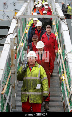 Cammell Laird Shiprepairers und Schiffbauer Stockfoto