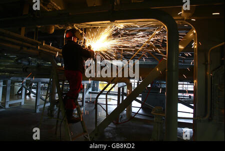 Cammell Laird Shiprepairers und Schiffbauer Stockfoto