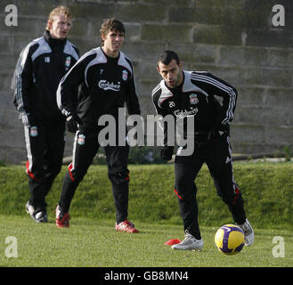 Fußball - UEFA Champions League - Viertel-Final - Hinspiel - Liverpool V Chelsea - Liverpool Training - Melwood Stockfoto