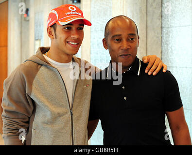 Formel 1 Motor Racing - Lewis Hamilton-Pressekonferenz - Hilton Hotel - Sao Paulo Stockfoto