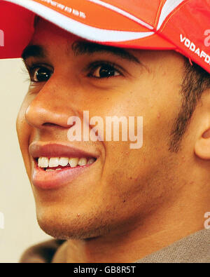 Formel 1 Motor Racing - Lewis Hamilton-Pressekonferenz - Hilton Hotel - Sao Paulo Stockfoto