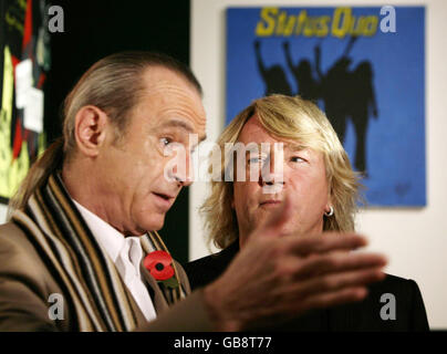 Status Quo "Bilder: 40 Jahre des Hits" Album Launch - London Stockfoto