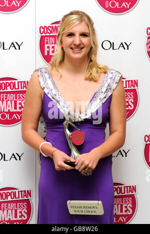 Rebecca Adlington bei den Cosmopolitan Ultimate Women of the Year Awards, im Banqueting House, Whitehall Place, im Zentrum von London. Stockfoto