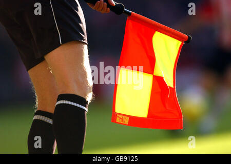 Fußball - Nationwide League Division One - West Bromwich Albion / Sunderland. Die Linienmänner-Flagge Stockfoto