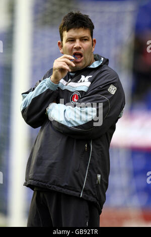 Fußball - Coca-Cola Football Championship - Birmingham City / Charlton Athletic - St Andrews. Niall Clark, Charlton Athletic Performance Director Stockfoto