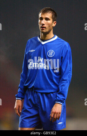 Fußball - FA Premier Reserve League South - Charlton Athletic gegen Chelsea. Valerio Di Casere, Chelsea Stockfoto