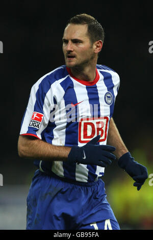 Fußball - deutsche Bundesliga - Hertha Berlin V Hamburger SV - Olympiastadion Stockfoto