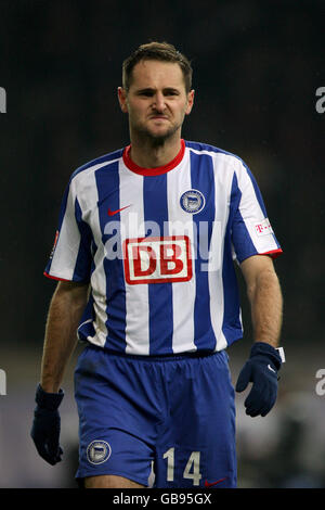 Fußball - deutsche Bundesliga - Hertha Berlin V Hamburger SV - Olympiastadion Stockfoto