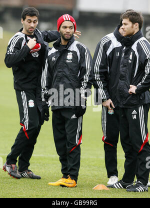 Fußball - UEFA Champions League - Viertel-Final - Hinspiel - Liverpool V Chelsea - Liverpool Training - Melwood Stockfoto